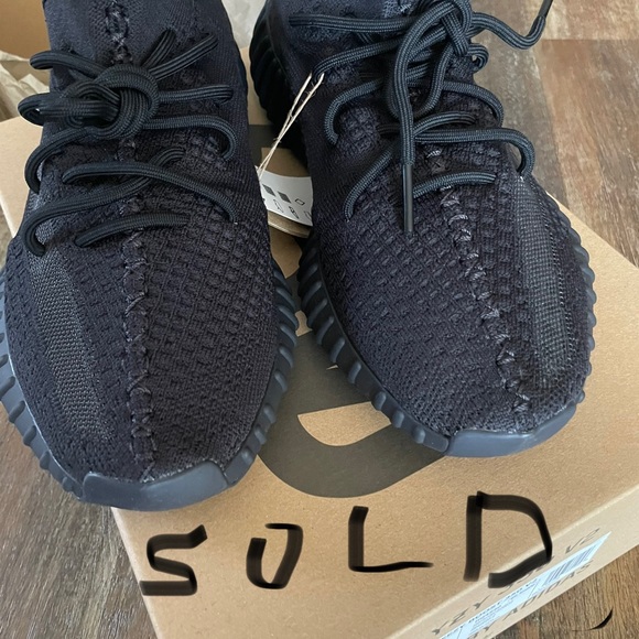 Yeezy Boost 350V2 still in a box. Size 10 Men\'s in black color.